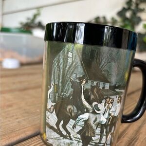 Thermo-Serv Insulated American History 10oz coffee/tea mugs x 4